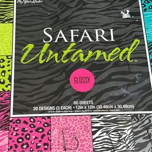 Art Craft 12 x 12 Glossy Paper20 Designs Studio Scrapbook